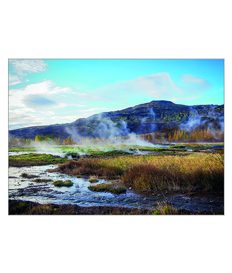 Iceland Geysir Grafi Foto Framkalla Bilder Online Kop Art Posters